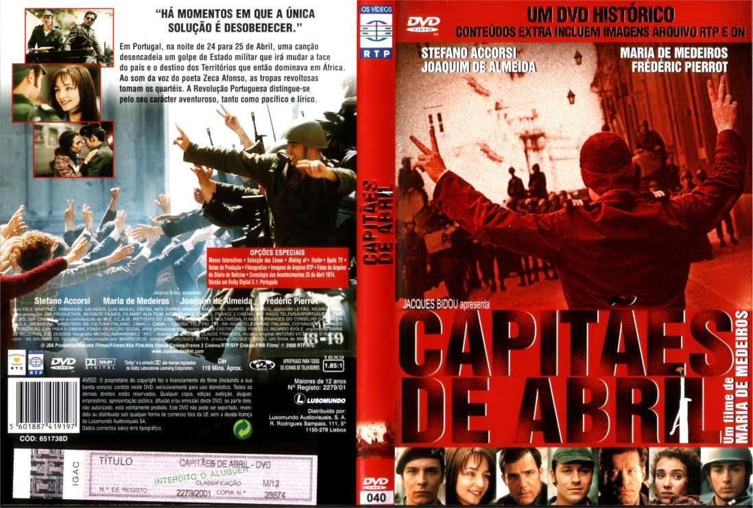 Capitães de Abril - DVD