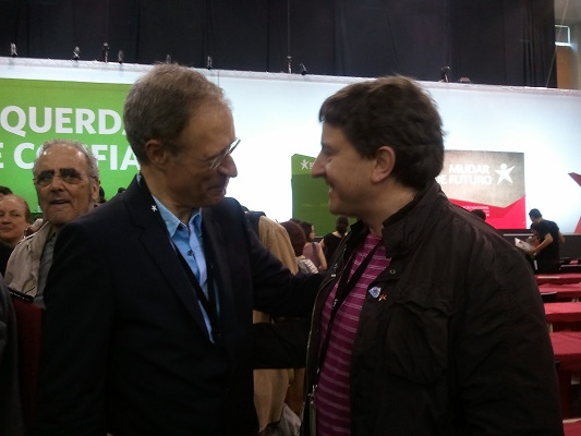 Na Festa do Avante com o Jerónimo de Sousa, secretário geral do PCP