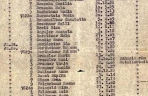 A LISTA DE SCHINDLER Pedaço copia da lista