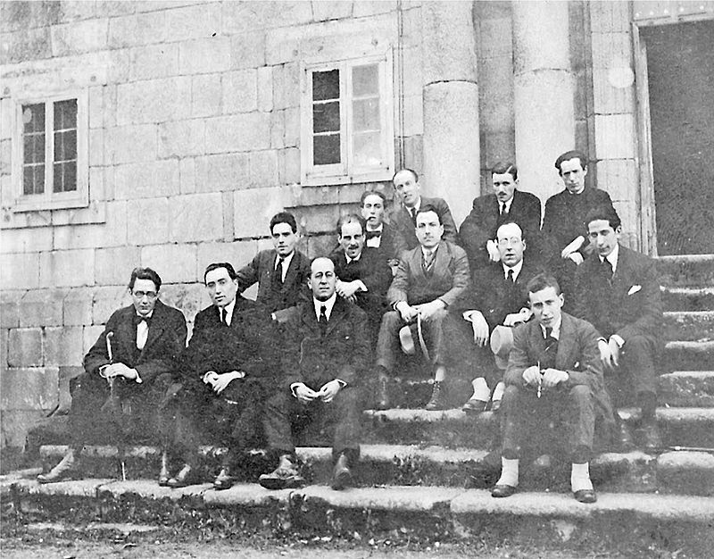 Blanco Torres na Assembleia Nacionalista de Monforte, em 1922.