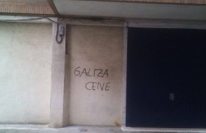 Imagem no bairro de David no País Basco