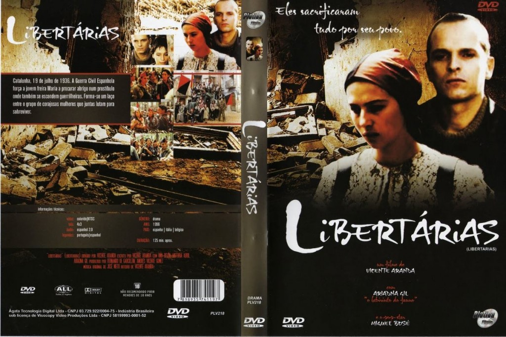 Libertarias DVD editado no Brasil