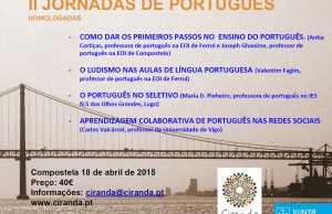 cartaz II Jornadas de Português