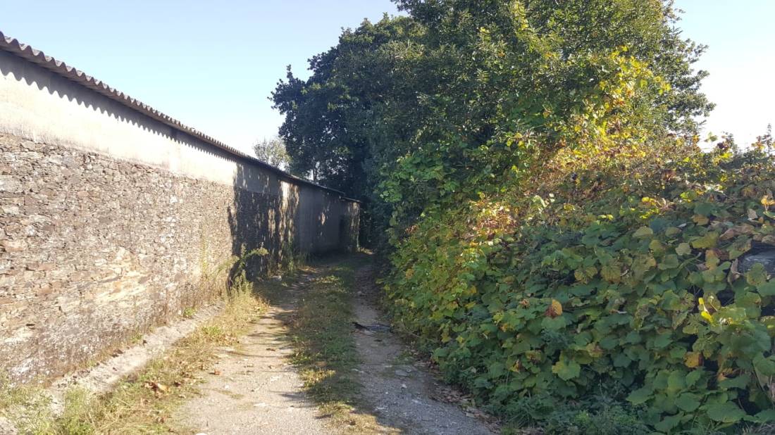 Caminho na aldeia de Ramil, em Barbeiros (Ordes)