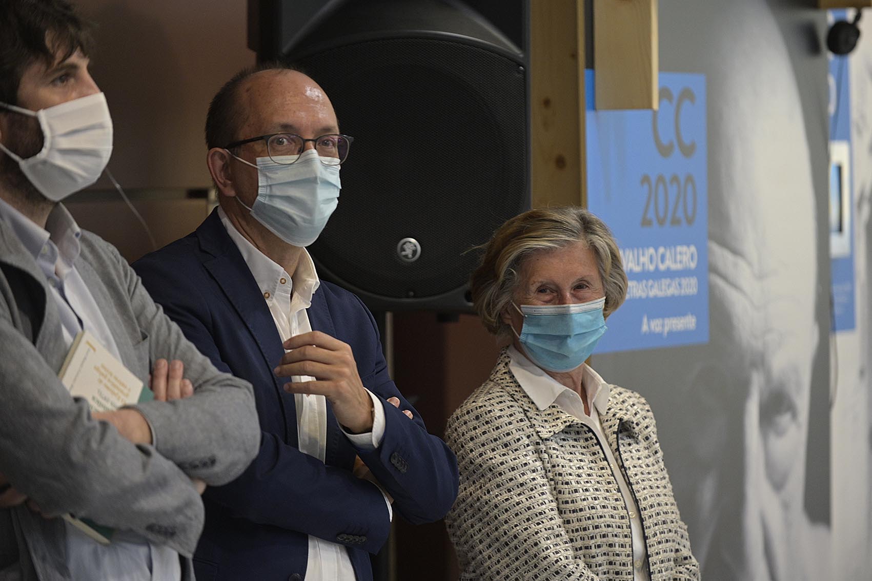 A Coruña O secretario xeral de Política Lingüística, Valentín García, visitará a exposición Carvalho Calero. A voz presente, conmemorativa das Letras Galegas 2020. Na Biblioteca Pública da Coruña Miguel González Garcés 17/09/2020 Foto: Moncho Fuentes / AGN A Coruña