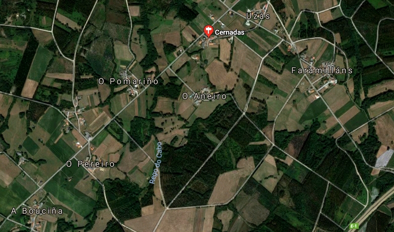 Mapa do Cernadas de Buscás