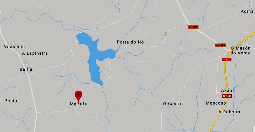 Mapa de Meitufe en Leira