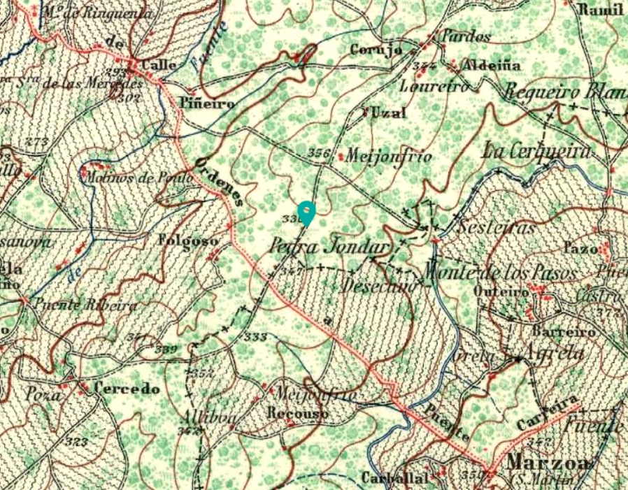 Mapa Pedra Jondar