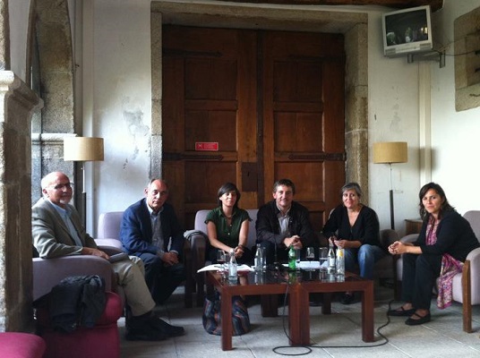 Num encontro no Porto coa Catarina Martins e o João Semedo