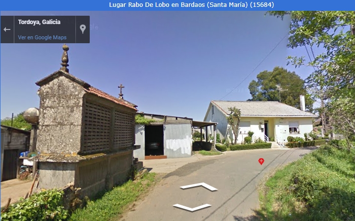 Lugar de Rabo do Lobo, em Bardaos, Tordoia